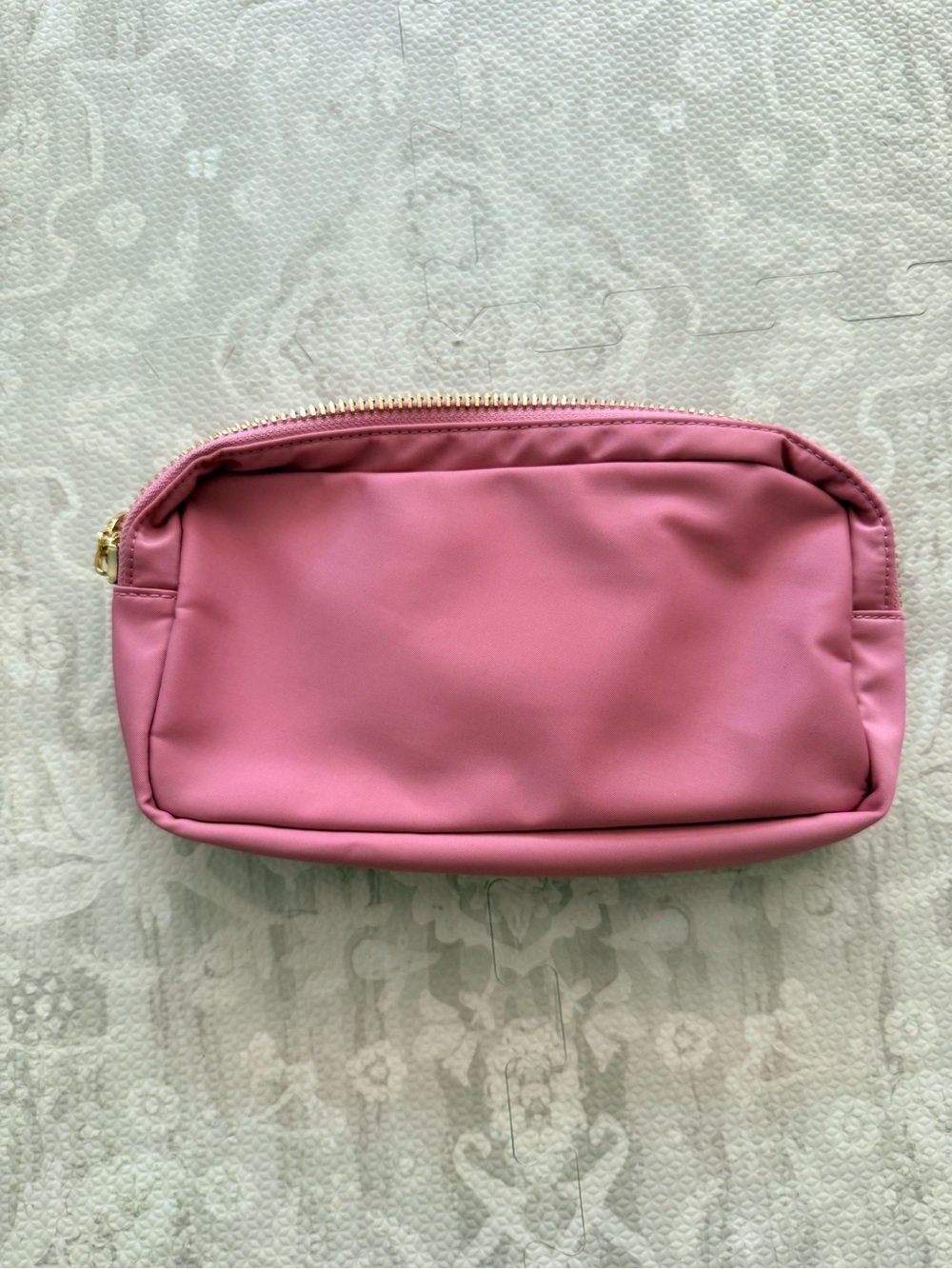 Stoney Clover Lane Pink Nylon Pouch “Glam” Patch VGUC - Picture 2 of 3
